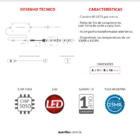 Fita Led Interna 14,4w/m