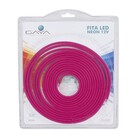 Fita LED Luz Rosa 5m IP65 12V Neon Gaya