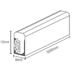 Fita Led Neon 12v 3000k 5 Metros Ip65 12w/m 120led/m