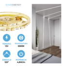 Fita Led Profissional Save Energy 12v 4,8w/m Ip20 5m 6500k Br