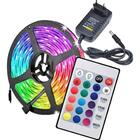 Fita Led Rgb Rolo 5m 300 Leds + Controle + Fonte