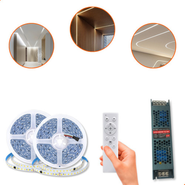 Fita Led Sequencial Runner 20m + Controle Remoto + Fonte 24v