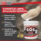 Fita Líquida Drylevis 900g - Reparos Em Telhas, Furos, Trinca