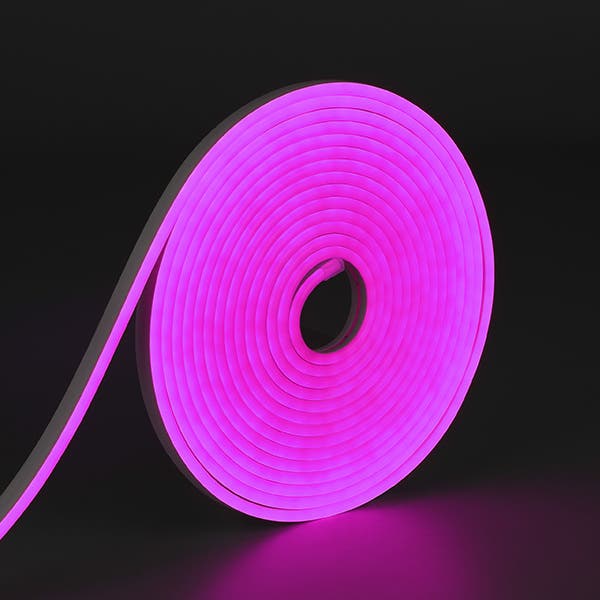 Fita Luminosa Led Neon Flex 8w - 12v | Taschibra Rosa | Leroy Merlin