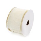 Fita Natalina Branco e Ouro 0,05x6,3x9,14cm Cromus