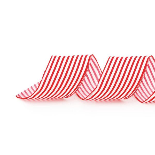 Fita Natalina Listrada Vrm/bco 6,30cmx9,14mts 1206684