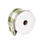 Fita para Árvore Tecido Verde e Branco 0x6,3x914cm Cromus