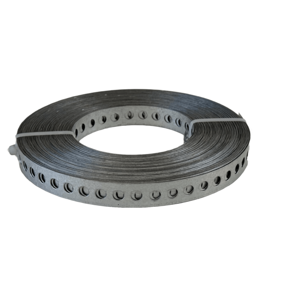 Fita Perfurada De Aço 17mm X 30m Galvalume Galvanizada