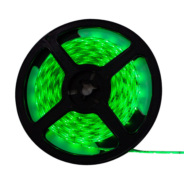 Fita Rolo De Led Verde Adesiva 3528 5 Metros 24w St3528