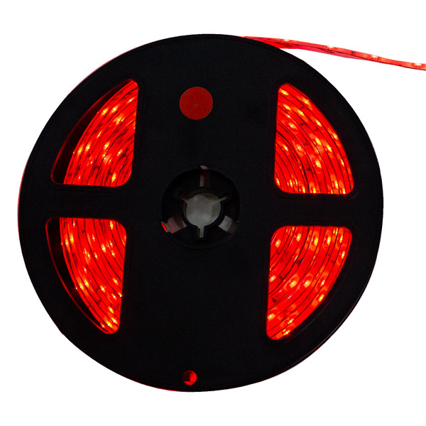 Fita Rolo De Led Vermelha Adesiva 3528 5 Metros 24w St3528