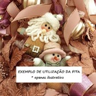 Fita Rosa Veludo Cetim Aramado 7 Metros 6,5cm Natal Presente