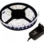Fita Super Led 3528 Branco Frio 300 Leds 5m + Fonte