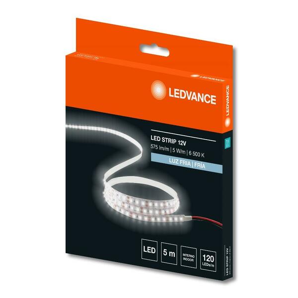 Fita Value 5w/m 6500k 12v 575lm/m Ip20  Ledvance 7020291