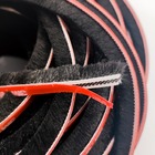 Fita Veda Fresta Escova Vedação Ads 7x20 Preto 12,5m