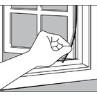 Fita Veda Fresta Escova Vedação Ads 7x20 Preto 12,5m