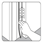 Fita Veda Fresta Escova Vedação Ads 7x5 Branco 10m