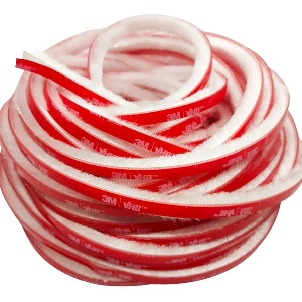 Fita Veda Fresta Escova Vedação Ads 7x7 Branco 10 M