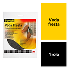 Fita Veda Fresta 3M Scotch Preta 19mmx5m