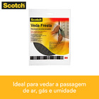Fita Veda Fresta 3M Scotch Preta 19mmx5m