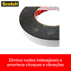 Fita Veda Fresta 3M Scotch Preta 19mmx5m