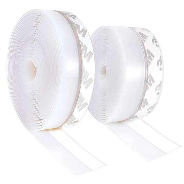 Fita Veda Porta Transparente Silicone Adesiva 3m C/ 5 Metros