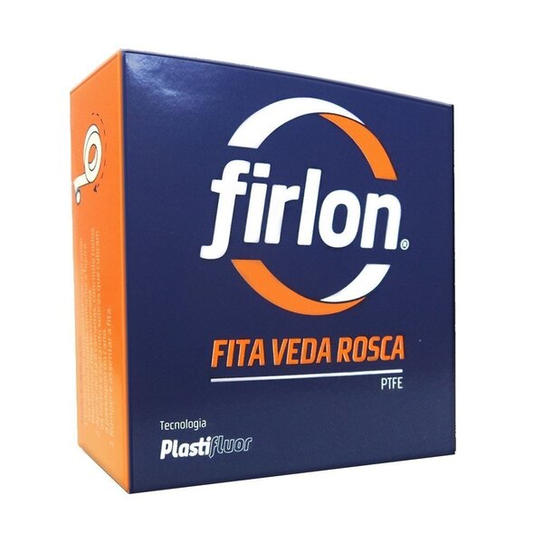 Fita Veda Rosca Firlon 12mm X 50m Caixa Com 30 Unidades