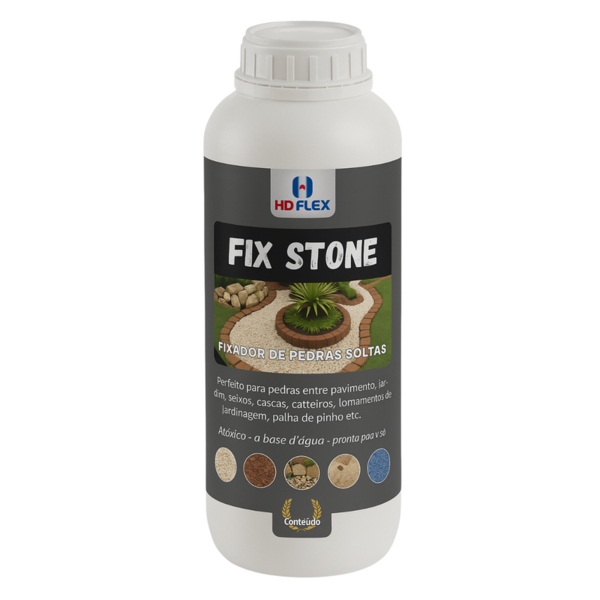 Fix Stone Econômico 1 L Hd Flex – Resina Acrílica Para Pedras