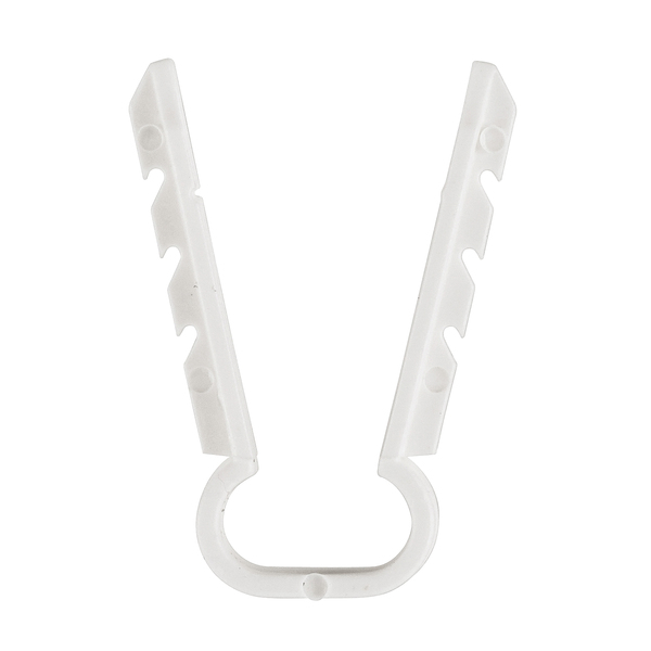 Fixa Fio 8mm Branco com 20 Unidades Sforplast