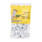 Fixa Fio Coaxial 7 2,5x25 Branco com 60 Unidades Sforplast
