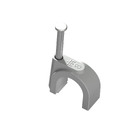 Fixa Fio Coaxial e Prego de Aço com 20 Peças Branco 8mm Mec Tronic