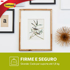 Fixa Quadros Adesivo Grande 1,8 kg Branco Command 3M 2 pares