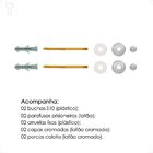 Fixacao Para Bacia/bide/lavatorio Roca/incepa S-10 Cromado