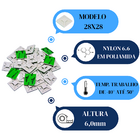 Fixador Autoadesivo Para Fios E Cabos Mz Fix 19x19mm Branco -