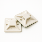 Fixador Autoadesivo Para Fios E Cabos Mz Fix 19x19mm Branco -