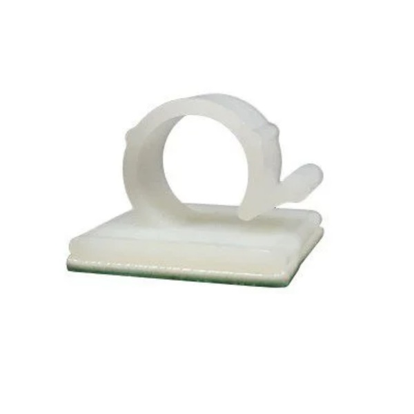 Fixador Clip Auto Adesivo 18 Mm Ra18 100 Peças