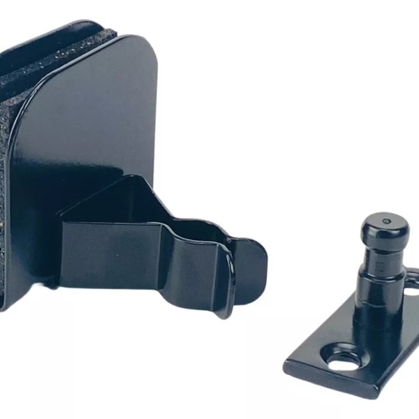 Fixador De Pressão Piso E Rodapé Inox Para Porta De Vidro Pre