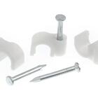 Fixador P/ Cabo Coaxial Bemfixa 6mm C/20 Und Prego Aço Br