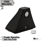 Fixador Para Porta Magnética Dupla Face Metal Black