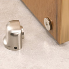 Fixador para Portas Magnético Alumínio Niquelado Prata PP500 Vonder