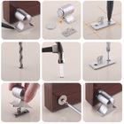 Fixador Prendedor Trava De Porta Magnético Cromado Super Imã