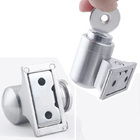 Fixador Prendedor Trava De Porta Magnético Cromado Super Imã