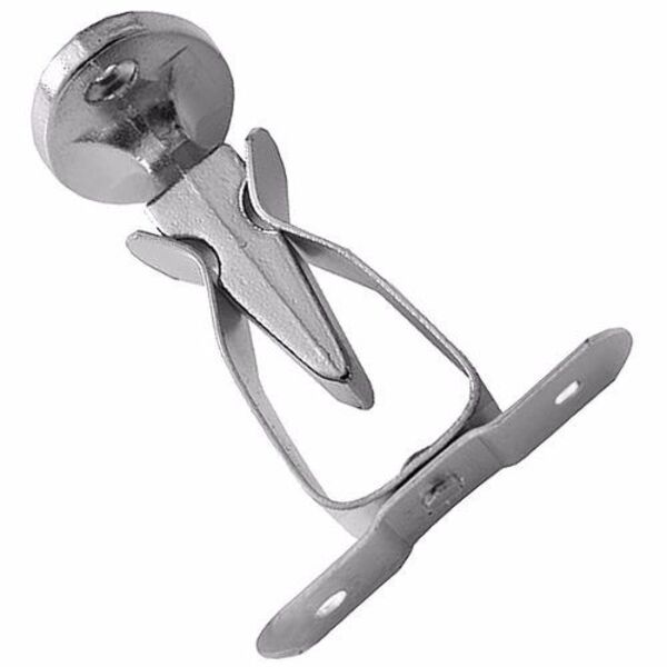 Fixador Trava Porta No Rodapé Cromado Starfer