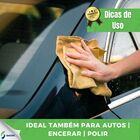 Flanela 100% Algodão Branca 35x55 Grande Limpeza Geral Automo