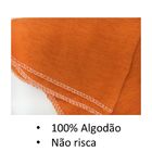 Flanela Laranja 25x45cm Construmarcas
