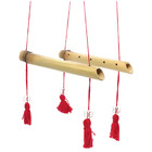 Flauta Feng Shui De Bambu - Estabilidade, Segurança E Paz