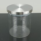 Flavor Pote De Mantimentos 11x10x10cm 700ml Borosilicato Tran