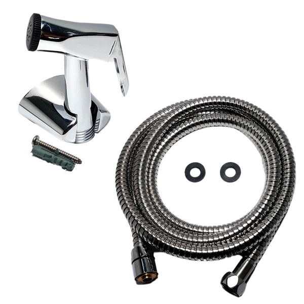 Flexível Cromado 1 2 M Com Ducha E Suporte - 2300932k100