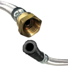 Flexível Nitrílico Para Gás 1,20m F X Bm Nbr Fogão E Cooktop