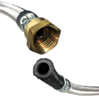 Flexível Nitrílico Para Gás 1m F X Bm Nbr 13419 Fogão Forno