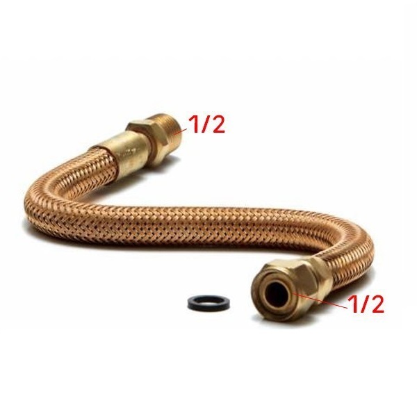 Flexível Para Gás 1/2 Mxf 30 Cm - Fg12300